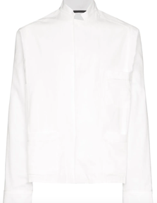Camisa blanca de Haider Ackermann (Precio rebajado de 825 euros a 412 euros).