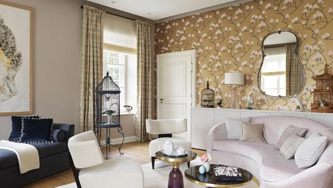 Imagen del exquisito dormitorio de mujeres