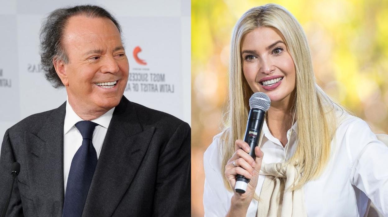 Julio Iglesias e Ivanka Trump