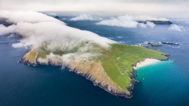 Se trata de la isla Gran Blasket, situada en el condado de Kerry