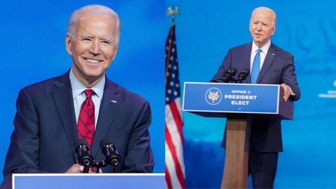 Las corbatas siempre en tonos potentes