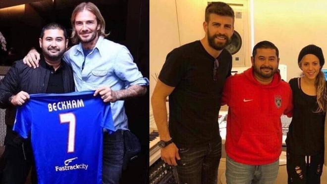 David Beckham, Gerard Piqué... El príncipe sabe rodearse muy bien