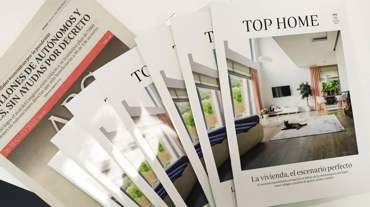 Revista Top Home de marzo 2021, con ABC.