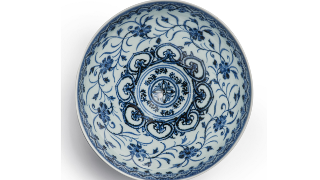 El coleccionista pagó 30 euros por este tazón en un mercadillo