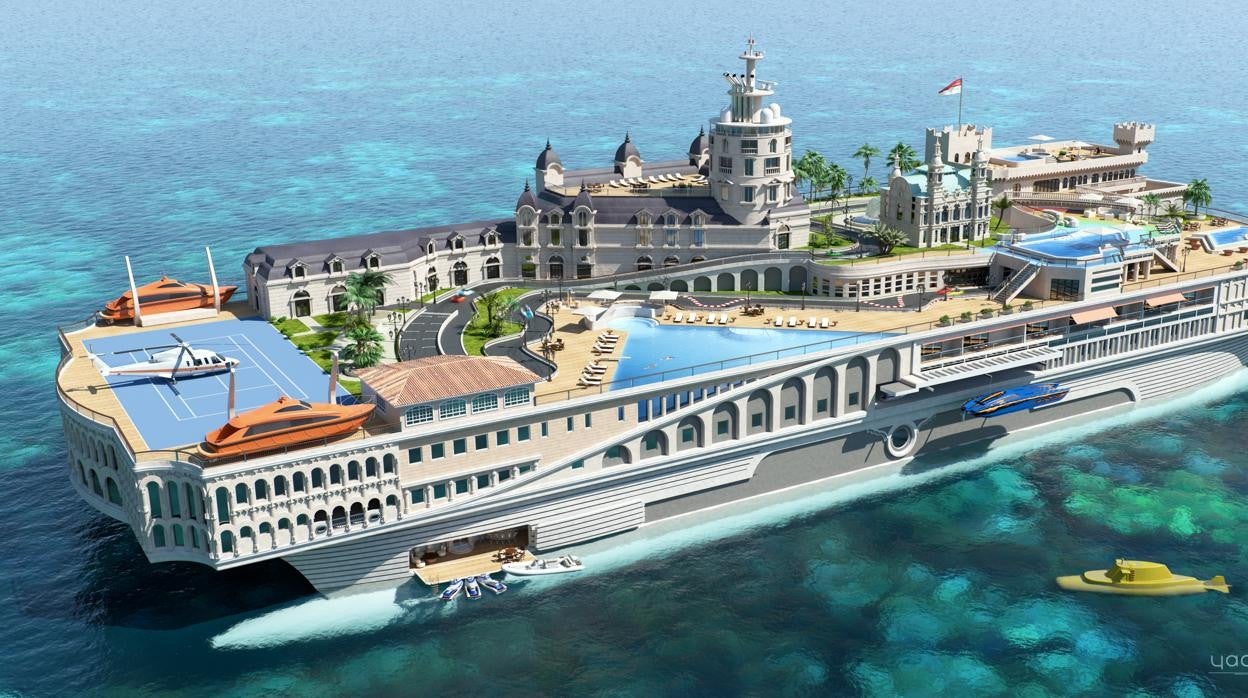 El yate inspirado en el principado de Mónaco está repleto de detalles
