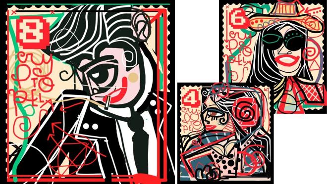 Algunas de las obras de la exposición