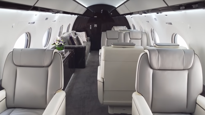 Este avión tiene capacidad para hasta 15 pasajeros