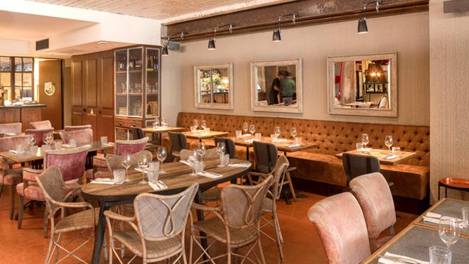 Uno de los espacios del restaurante Delfina Cantina Portuguesa