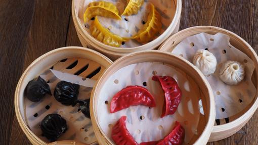 Variedad de Dim Sum y Gyozas en Wakka