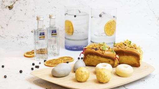 Algunas de las propuestas del menú Martin Miller´s Gin by Cuatromanos