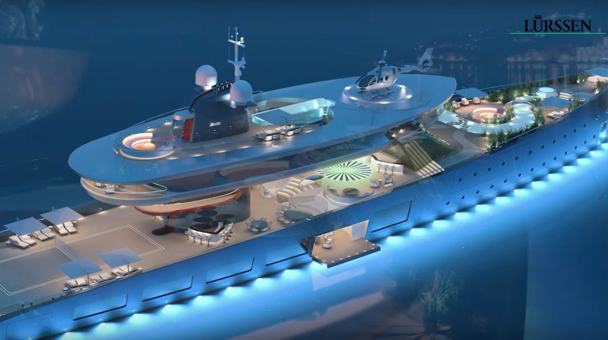 Así es el superyate Alice, un prototipo con una cubierta abierta con todo tipo de comodidades