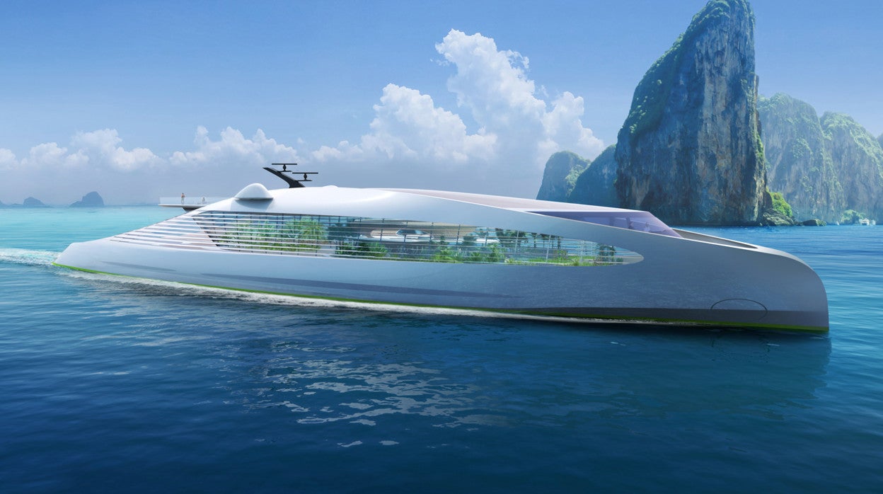 Así es el superyate más ecológico del mundo con un huerto en su interior