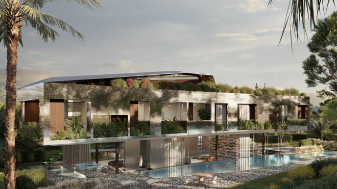 La idea es que todas las villas se integren a la perfeción en el entorno