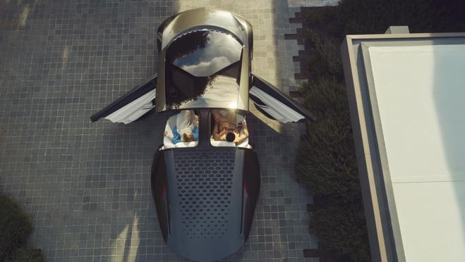 En el interior no hay ni volante, ni pedales para mayor comodidad