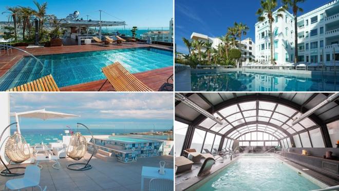 Todos los hoteles tienen piscinas con vistas
