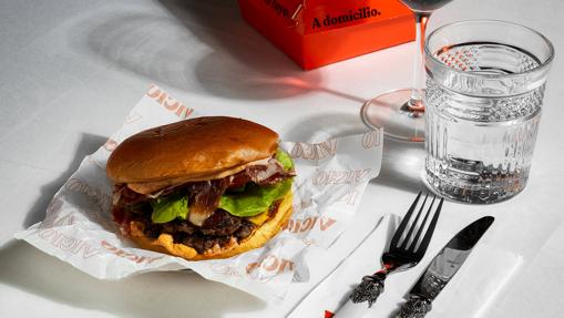 Una de las smash burger de VICIO