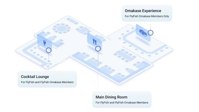 Así esería el plano del restaurante, según su página web