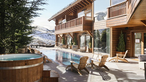 Exterior del hotel boutique El Lodge Ski &amp; Spa