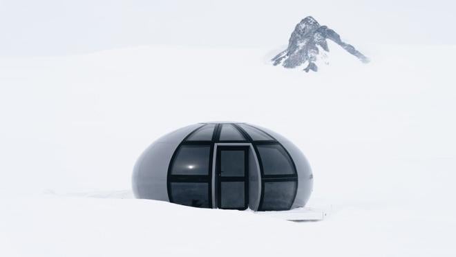 El campamento está compeusto de seis cápsulas