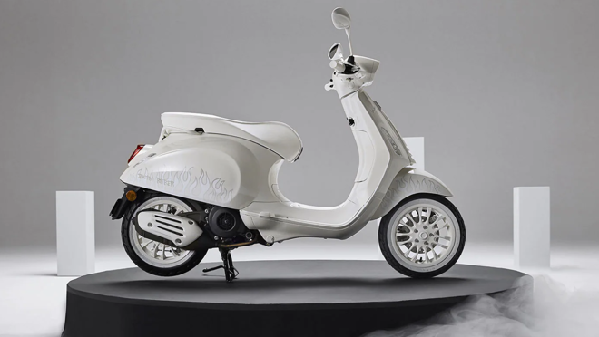 La Vespa x Justin Bieber está disponible en tres motores: 50, 125 y 150 cc