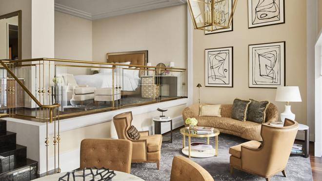 Una de las habitaciones del Four Seasons Hotel Madrid