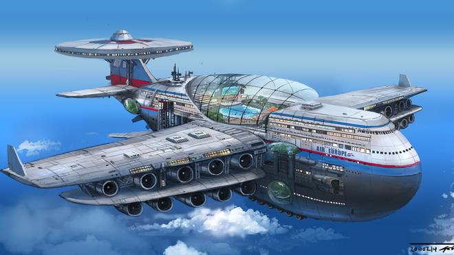 Este avión podría acoger hasta a 5.000 personas