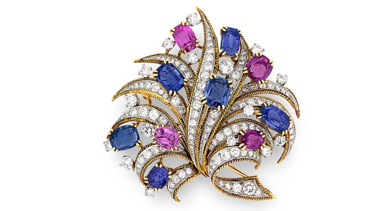 Así es el broche Bulgari que perteneció a Elizabeth Taylor que vende M.S. Rau