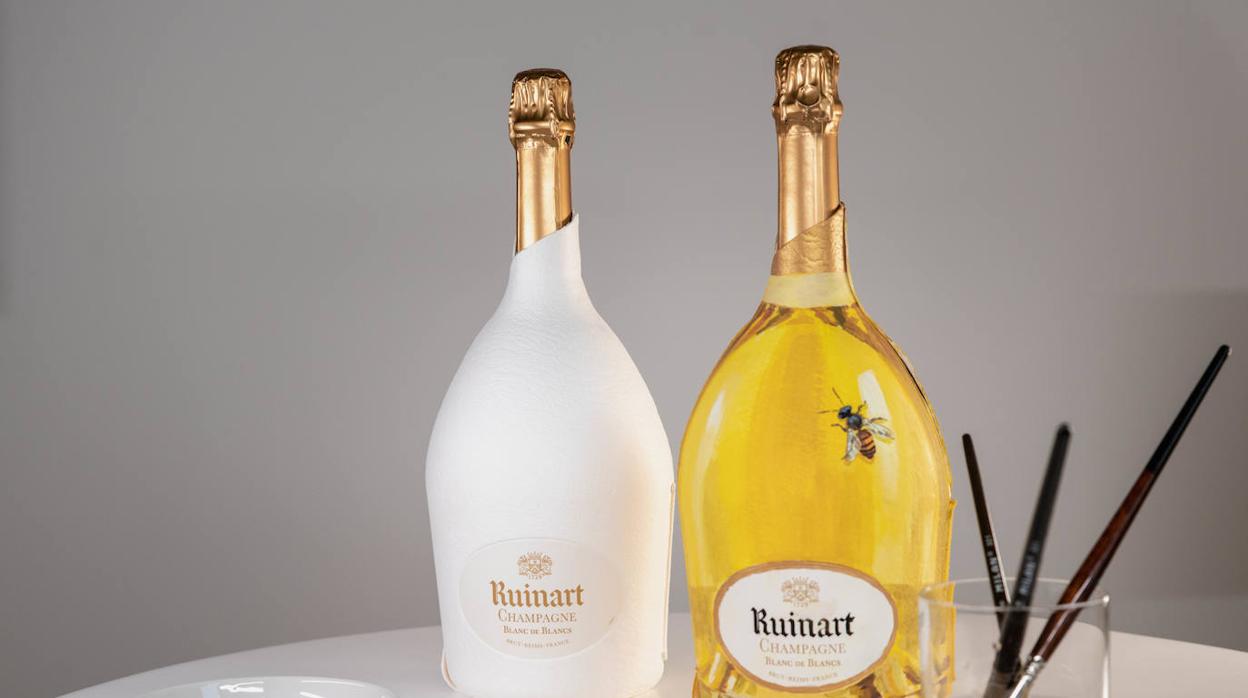 Ruinart, presente en ARCO con las botellas customizadas por el artista Ignasi Monreal.