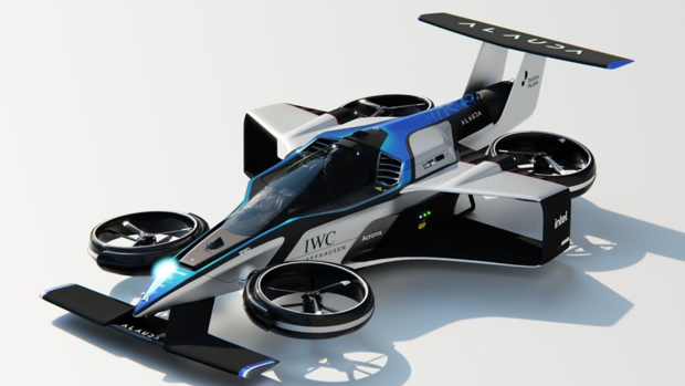 Las carreras de coches llegan al cielo con el Alauda Airspeeder Mk4
