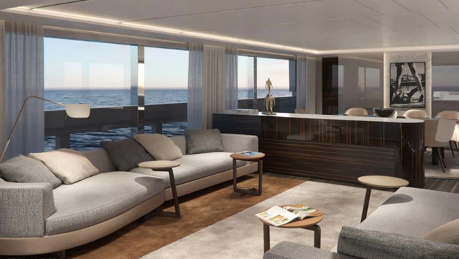 Los interiores han sido diseñados por Gian Marco Campanino