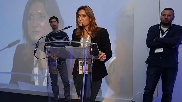 Ana Delgado, directora general de ABC, durante su intervención