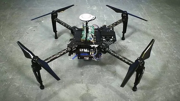 Uno de los dron que se ha probado con una batería de hidrógeno