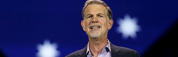 Reed Hastings, consejero delegado de Netflix, durante su intervención