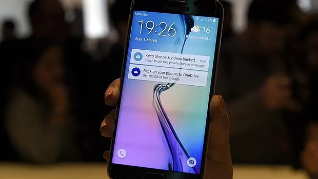 El Samsung Galaxy S6 Edge fue presentado en 2015 en el «Mobile World Congress» de Barcelona