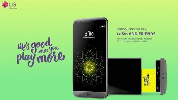 LG presenta el LG G5, el primer gran teléfono modular