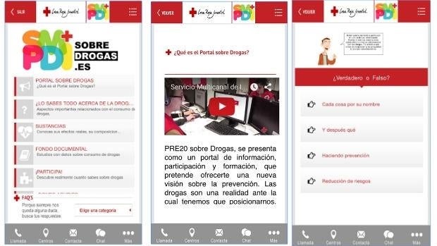 SobreDrogas, la «app» de Cruz Roja para ayudarte