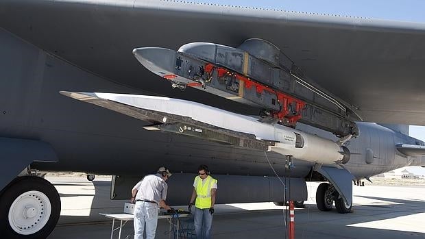 Foto de un avión hipersónico no tripulado