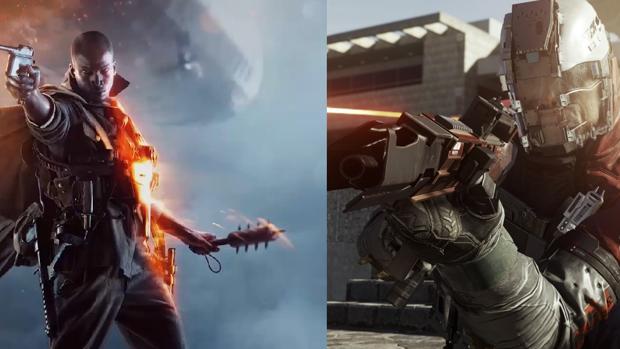 Captura de «Battlefield 1» y de «Call of Duty: Infinite Warfare»