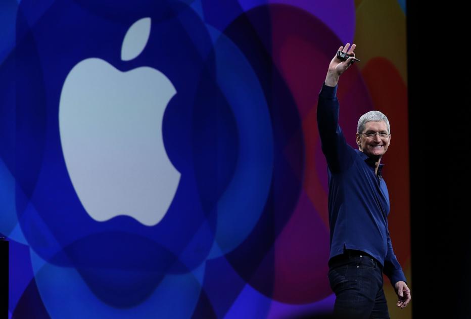 Tim Cook, consejero delegado de Apple, en la WWDC 2016