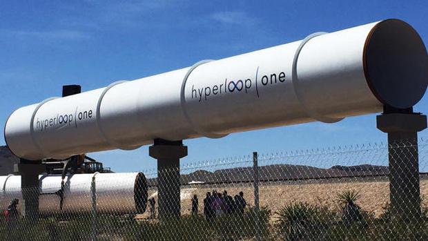 Los tubos del Hyperloop en el desierto de Nevada