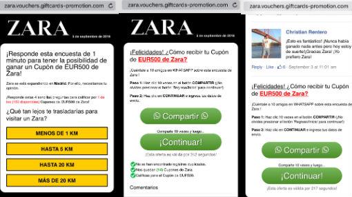 Regresa el fraude de los vales descuento en Zara