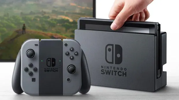 Detalle de la nueva consola de Nintendo, Switch