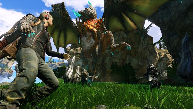 Captura del videojuego «Scalebound», cancelado el pasado año