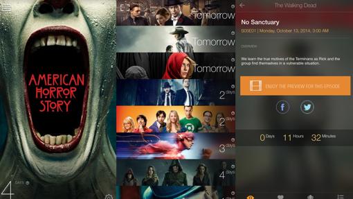 Las mejores «apps» para series adictos