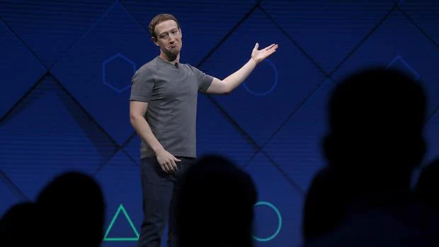 Mark Zuckerberg, fundador de Facebook, durante su intervención