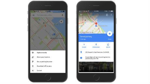 Google Maps ya te dice dónde has aparcado el coche