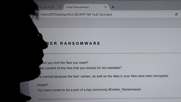 Imagen de archivo de un ataque «ransomware»: infecta el ordenador, secuestrándolo, y exige un rescate a cambio