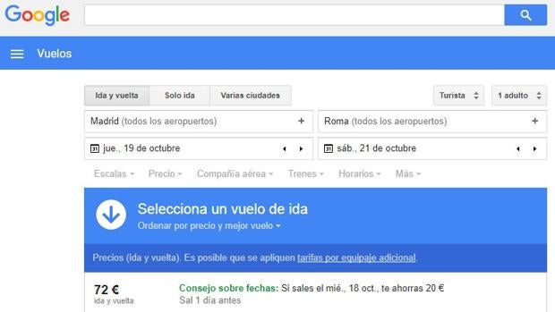 Los trucos para conseguir un vuelo barato según Google