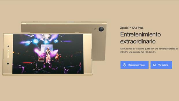 Sony renueva su gama media con el Xperia XA1 Plus