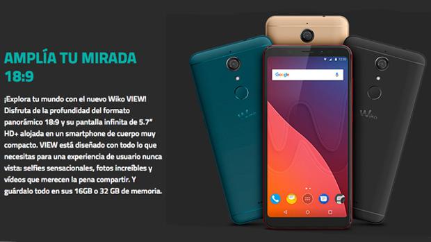 Wiko View, un gama media con pantalla de 18:9 y precio reducido